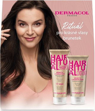 Наборы для ухода за волосами Dermacol Hair Ritual Brunette Подарочный набор для ухода за каштановыми волосами
