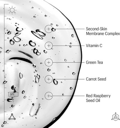 Sonnencreme Gel Allies of Skin The One SPF 50 Invisible Sunscreen Gel mit Vitamin C Grün
