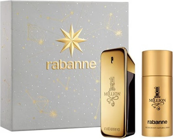 Eau De Toilette Spray and Deodorant Spray Set Paco Rabanne 1 Million