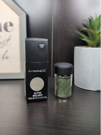 Lidschatten MAC Cosmetics Glitter Brilliant Pigment Eyeshadow Chunky Lime
