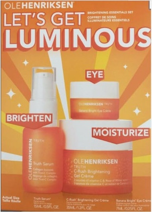 Facial Care Sets Ole Henriksen Let's Get Luminous Brightening Essentials Set