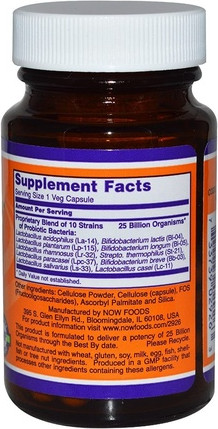 Supplement Now Foods Probiotic-10