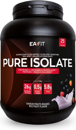 Protein Powder Eafit Pure Isolate Red Fruit Flavor