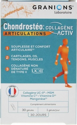 Dietary Supplement Markenlos Granions Chondrosteo Joints Collagen Activ