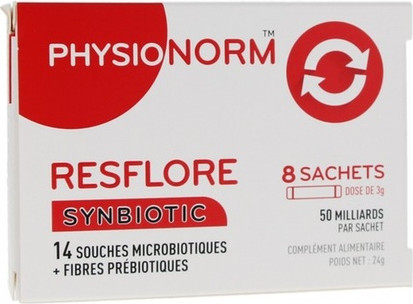Sachets Laboratoire Immubio Physionorm Resflore Lactic Ferments