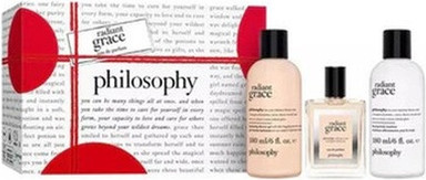 Eau de Parfum Spray, Body Emulsion, and Shower Gel Set Philosophy Radiant Grace