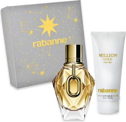 Eau De Parfum Body Lotion Fragrance Set Paco Rabanne Million Gold