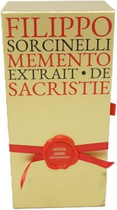 Extrait De Parfum Filippo Sorcinelli Memento from Sacristy Notre Dame Christmas Night