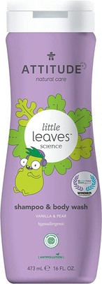 Shampoo and Body Wash Attitude Little Leaves Vanilla & Pear