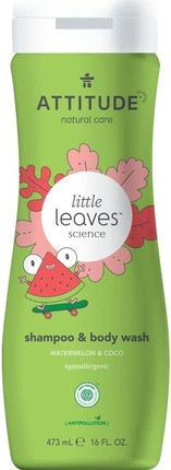 Shampoo and Body Wash Attitude Little Leaves Watermelon & Coconut