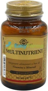 Multivitamin Solgar Multinutrient Dietary Supplement