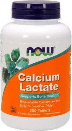 Tablets Now Foods Calcium Lactate