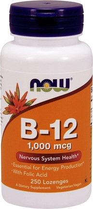 Lozenges Now Foods Vitamin B12 with Folic Acid