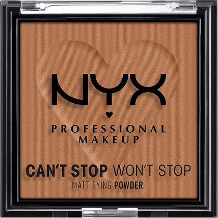 Puder NYX Professional Makeup Can't Stop Won't Stop Mattifying Finish Mocha 08