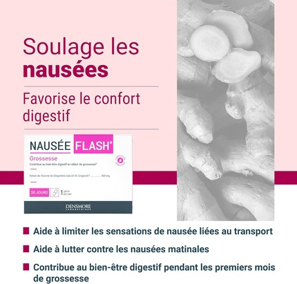 Nahrungsergänzungsmittel Densmore Nausea Flash gegen Übelkeit – Nahrungsergänzungsmittel bei Schwangerschaftsübelkeit