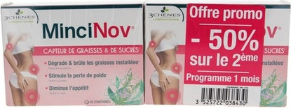 Tablets Les 3 Chenes Mincinov Fat & Sugar Catcher