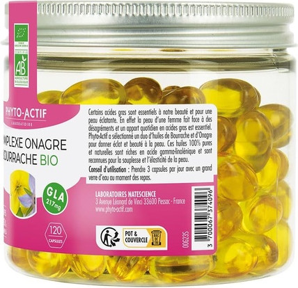 Complex Phyto Actif Phyto-Active Evening Primrose & Borage Complex Skin Beauty Healthy Skin