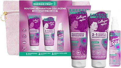 Hair Care Sets Markenlos Energy Fruit Routine Set Collagen Repair Natural Hair Routine
