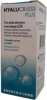 Eye Drops Bausch and Lomb Hyalucross Plus
