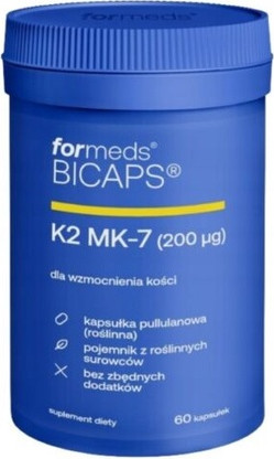Vitamin Capsules Formeds Bicaps Vitamin K2 MK7 200