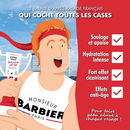 Aftershave Balm Monsieur Barbier Natural Vegan