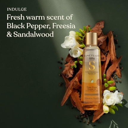 Shower Oil Sanctuary Golden Sandalwood