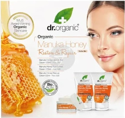 Facial Care Set Dr Organic Dr Organic Manuka Honey Restore & Repair Set