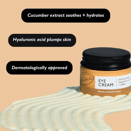 Eye Cream Upcircle UpCircle Eye Cream with Coffee and Hyaluronic Acid