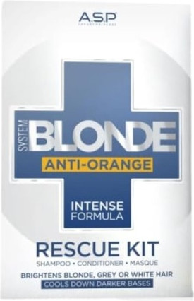 Набор для ухода за волосами Affinage Asp System Blonde Anti-Orange Rescue Kit