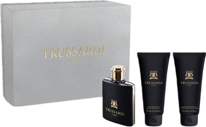 Eau De Toilette Spray, After Shave Balsam und Duschgel Set Trussardi