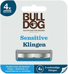 Razor Blade Refills Bulldog Sensitive 4 Pieces