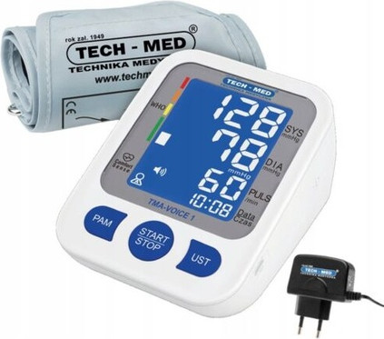 Oberarm-Blutdruckmessgerät mit Sprachfunktion Tech-Med