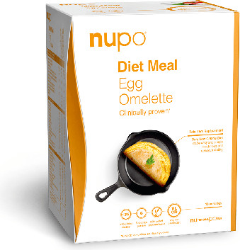 Mahlzeitpulver Nupo Diät Mahlzeit Ei-Omelett