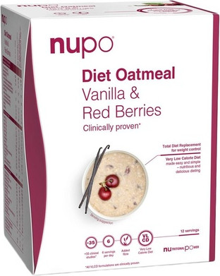 Diät-Haferflocken Nupo Vanille Rote Beeren