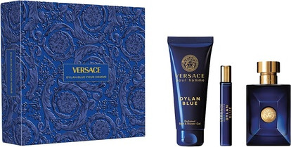 Eau De Toilette Spray Gift Set Versace Dylan Blue Pour Homme