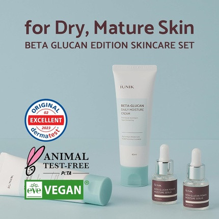Facial Care Set Iunik Beta-Glucan Edition