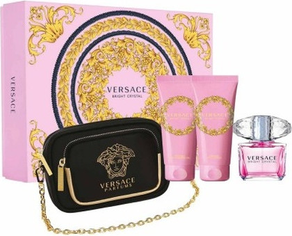 Eau De Toilette Gift Set Versace Bright Crystal