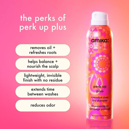 Dry Shampoo Amika Perk Up Plus Extended Clean