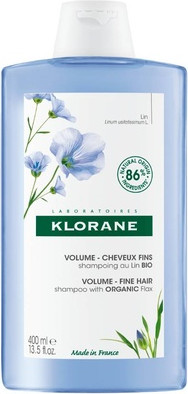 Шампунь Klorane Объем с волокнами льна