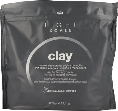 Aufhellungspuder Lisap Light Scale Clay Decolorant Gray