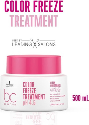 Hair Mask Schwarzkopf Bonacure ph 4.5 Color Freeze