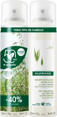 Trockenshampoo Klorane mit Hafermilch