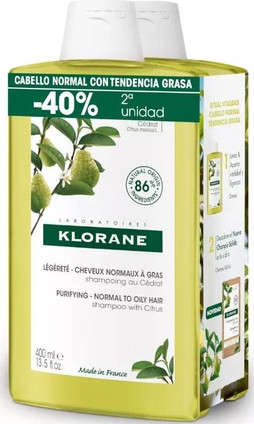Shampoo Klorane Leichtigkeit und Vitalität