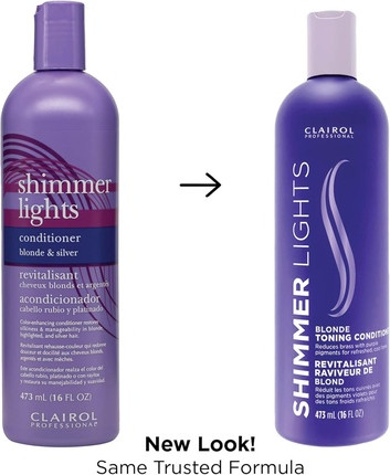 Spülung Clairol Shimmer Lights für blondes und silbernes Haar