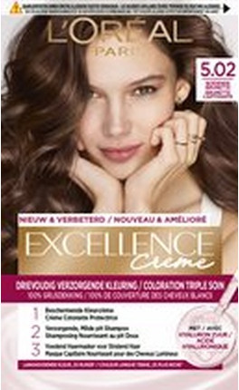 Permanente Haarfarbe L'Oreal Paris Excellence Creme Boeiende Brunette