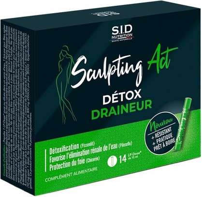 Dietary Supplement Markenlos Sid Nutrition Sculpting Act Detox Drainage