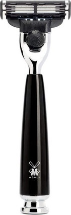 Wet Razor Mühle RYTMO Series Black Resin
