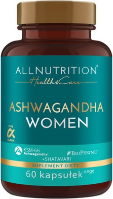 Allnutrition Kapseln Ashwagandha KSM-66 für Frauen