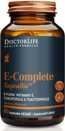 Dietary Supplement Doctor Life Complete Suprabio 8 New Generation Vitamin E