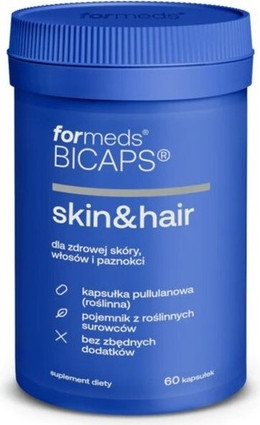 Vitamin Capsules Formeds Bicaps Skin & Hair